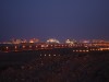 Ночной Эйлат, огни аэропорта, Израиль