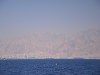 Вид на Иорданию с Эйлатского залива, Красное море, Израиль