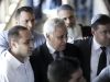  Моше Кацав - бывший президент Израиля покидает место своего заключения 
