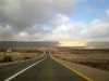 Дорога в долине Махтеш Рамон (Кратер Рамон), пустыня Негев, Израиль