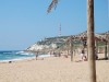 Вид с пляжа на мыс Рош а-Никра, Израиль