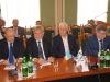 Экс-посол Цви Маген, Виктор Радуцкий и Леонид Кравчук и депутат Олег Гейман 
