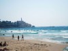 Южный пляж, вид на Яффо, Тель-Авив, Израиль