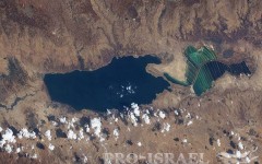 Мертвое море на карте Израиля