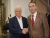 Экс-президент Украины Леонид Кравчук и Шимон Бриман (Израиль)